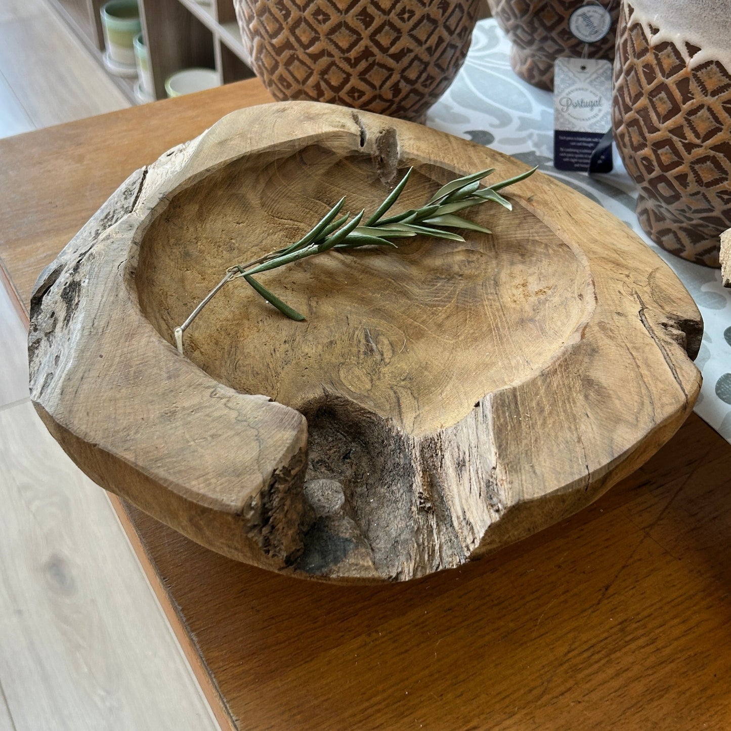 Teak Bowl