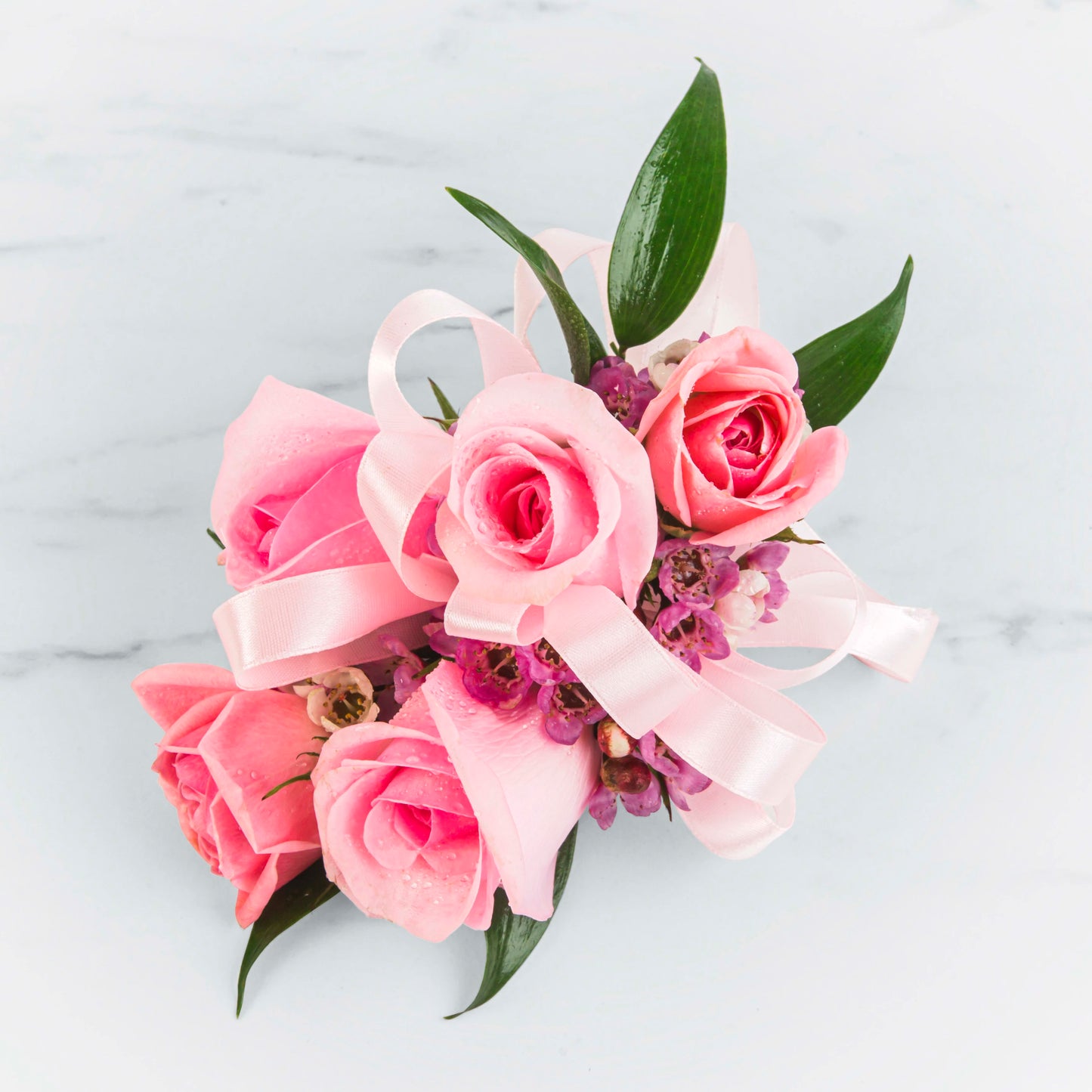 Pink Rose Corsage