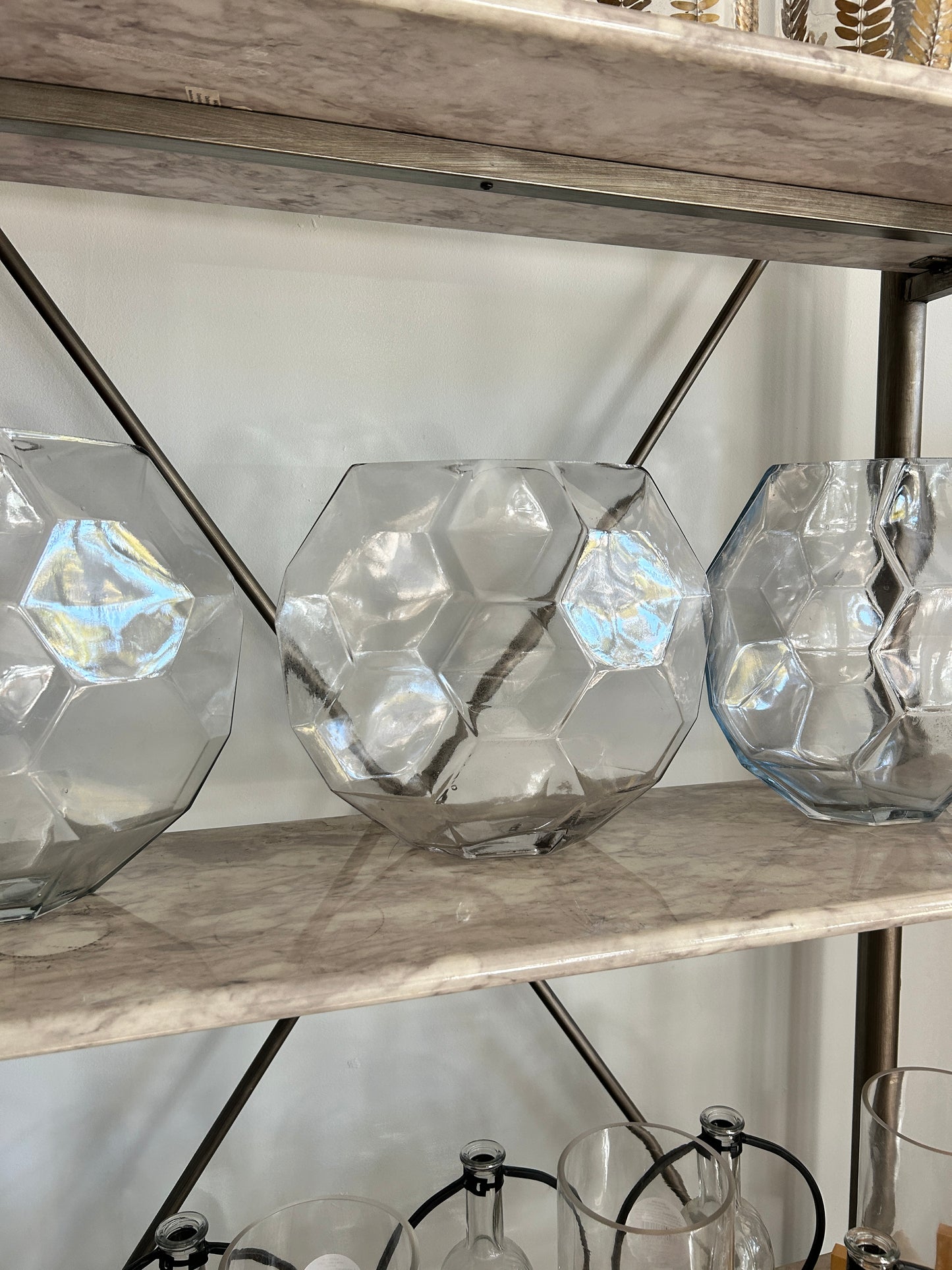 Honeycomb Clear Vase