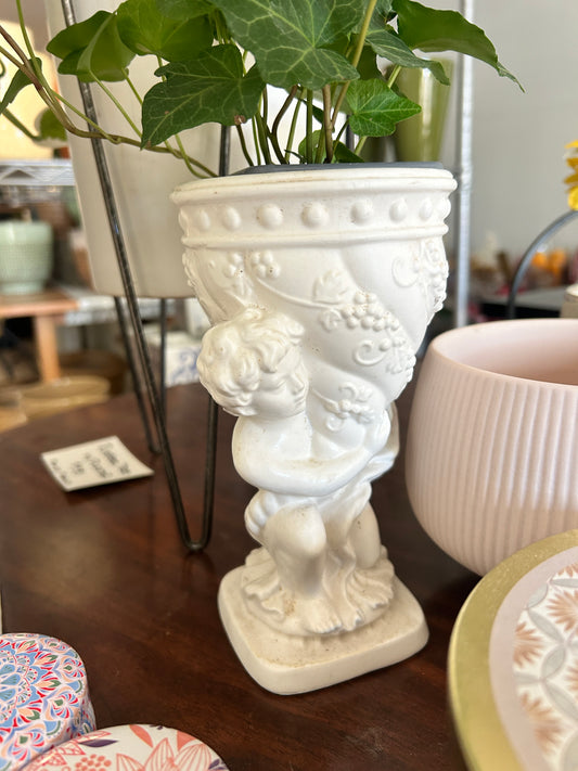 White Classical Planter