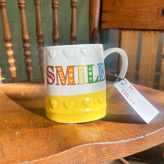 "Smile" Multicolored Mug